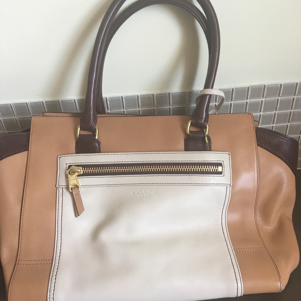 Coach leather bag